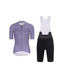 RIVANELLE maillot corto y pantalón corto - ELEVATE - negro/púrpura